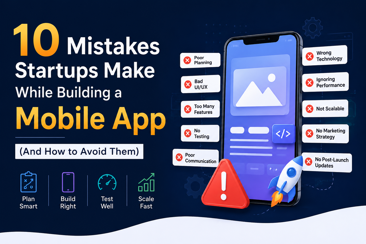 10 Mistakes Startups Make While Building a Mobile App (And How to Avoid Them)